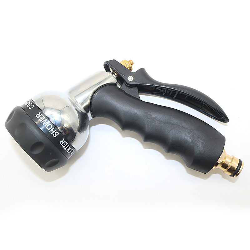 Sharp Multifunction Water Gun Six Section Shower Spray Gun Aluminum Alloy Watering Tool Gardening Gun Car Beauty Tool