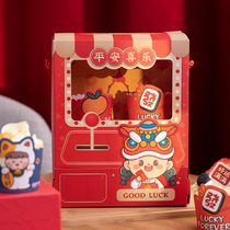 New Years fun cupcake packaging boxes Spring Festival New Years Day snowflakes Crisp Bull Rolling Sugar Baking Maven Cups Packing Boxes