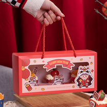 2022 New Years cupcakes Cake Packaging Boxes Maven Boxes Transparent Red Gift Boxes Open Hand Cups Cake Boxes