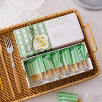 Green bean cake packing box Baking the egg yolks and sissy bridesmaids Takeaway Packing Gift Boxes Submung Bean Ice Cake Transparent Machine Seal Bag