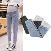 Pregnant women pants autumn wear trousers tide mother autumn and winter leggings maternity clothes spring and autumn fashion wide leg pants