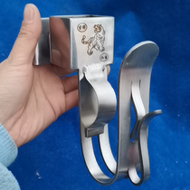 Shelf worker electric wrench hook hanger Woodworking hammer Stainless steel hook rotating waist frame Waist bracket hanging sleeve