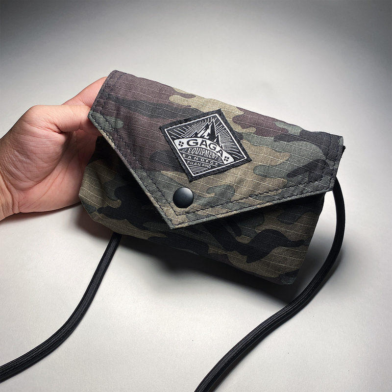 Thai Trendy Brand Summer Gaga Bag Casual Canvas Camouflage Single Shoulder Crossbody Bag Niche Phone Coin Purse Small Bag