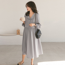 Pregnant woman Liondress 2022 Spring new advanced senses foreign fashion Fashion Minus Age snowspun Pregnant Woman Skirt