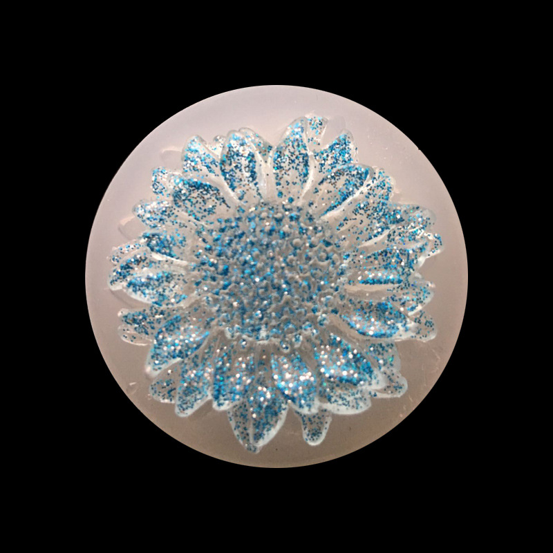 Crystal Epoxy Handmade Trang sức DIY Gương Hoa Khuôn Clay Clay Nhựa Silicone Khuôn khuôn bánh silicon