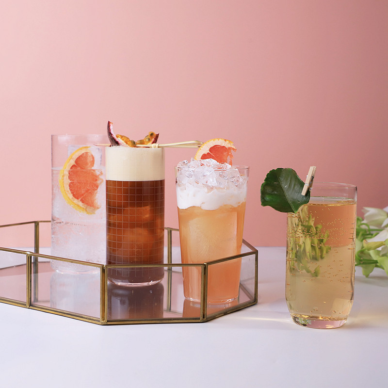 Barware Japanese crystal glass Long drink glass High wave glass Colin glass Cocktail glass Juice glass