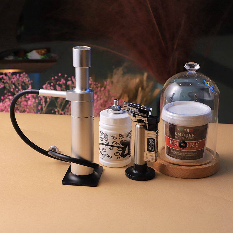 Spain 100% chef imported smoking gun molecular bartender smoking set Aladdin smoking machine bubble
