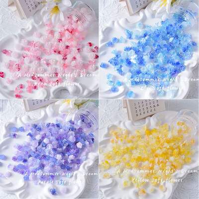 【 Midsummer Dream Soft Flower 】 Spring and Summer New Butterfly Super Sparkling Rose, Rose Camellia and Butterfly Mixed and matched Handmade Nail art