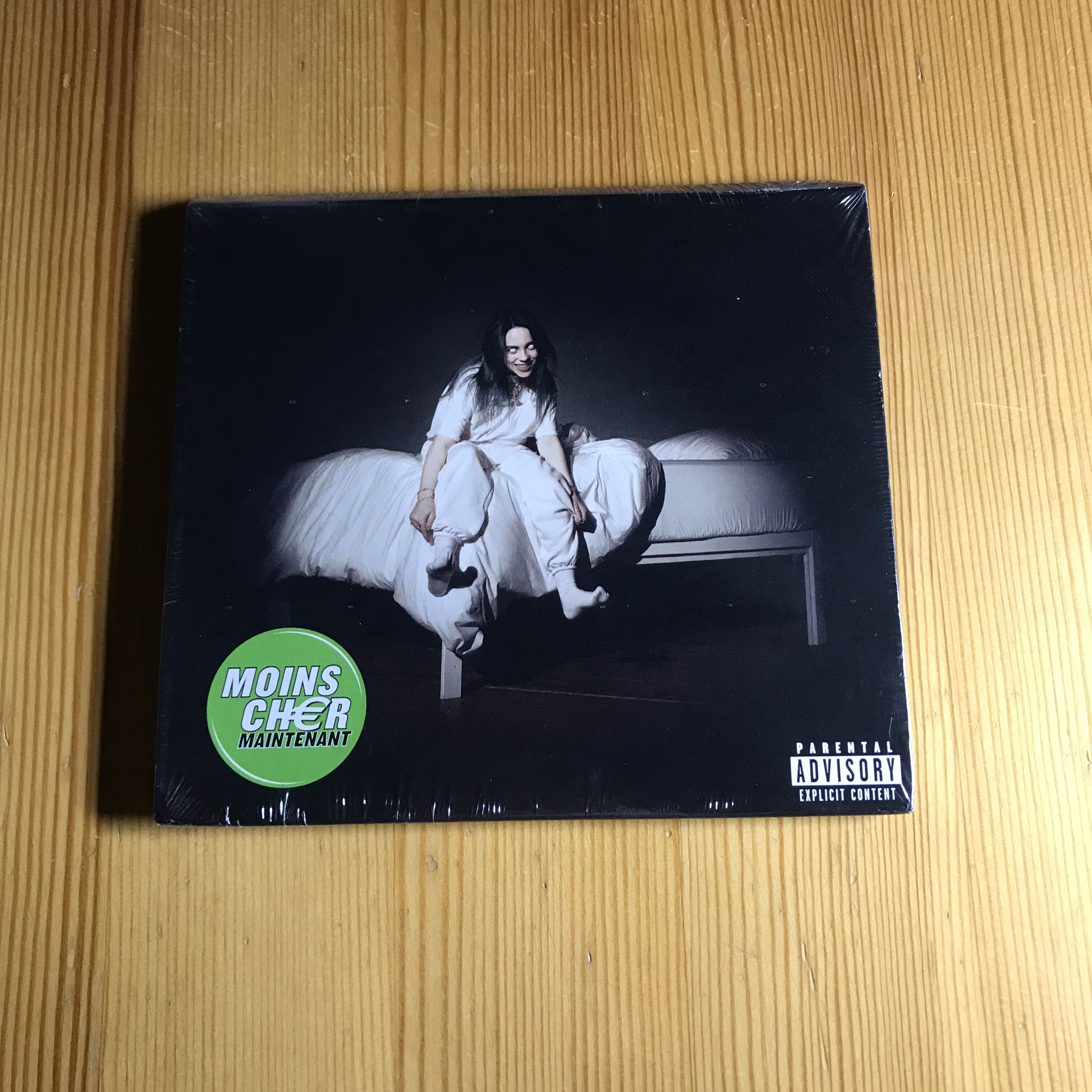 Billie Eilish When We All Fall Asleep Brand New Undemolished CD Spot