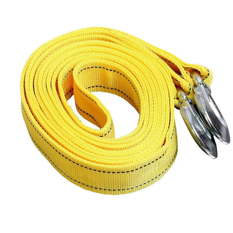 Car trailer rope with 5 tons 5 m double layer thickening traction rope driving