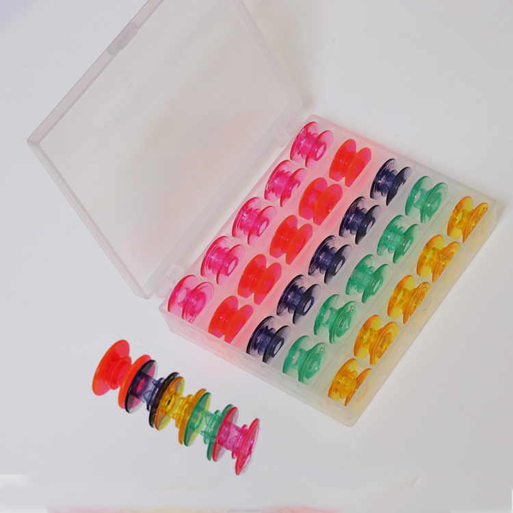 Color bobbin is suitable for sewing machine bobbin such as gold opal Walli Eva Ruby diamond