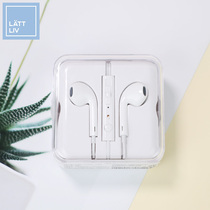 LATTLIV Life worry-free Classic semi-in-ear headphones Upgraded version 3 5mm wired earbuds with microphone