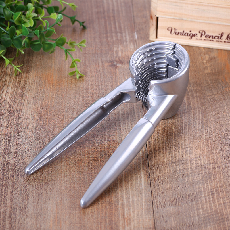 Pecorino clamp peeling walnut tool Mountain walnut pliers Stainless Steel color instrumental Exfoliating the size of walnut-ware Nut God