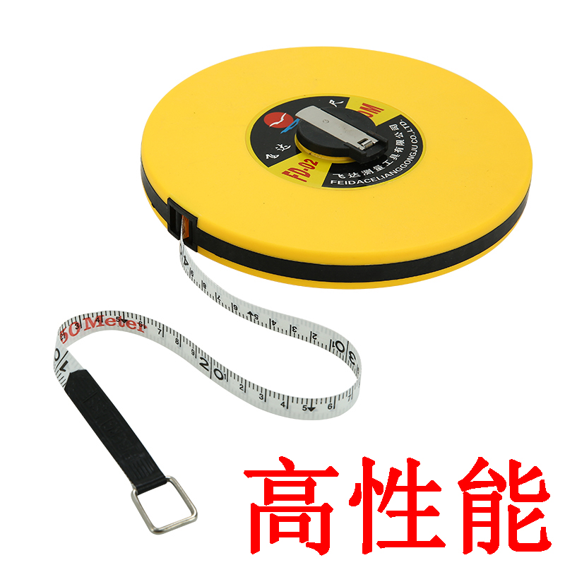 Roll ruler Leather ruler Soft ruler 50 meters 20 meters ruler measuring ruler Fiber ruler Durable household waterproof leather steel long engineering plate