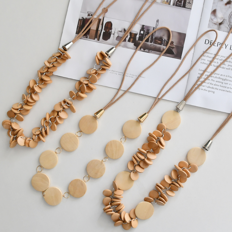 Tianhe lace new light luxury wood curtains with crystal beads hanging ball tied window dress belt decorative accessories