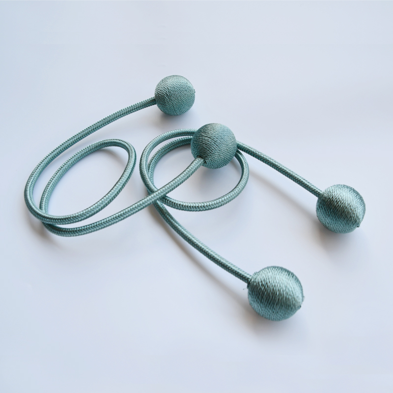 Minimalist modern curtain strap Living room 100 lap drapes NuNewhook Punch Free Creative Curtain Rope Strap