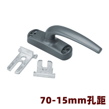 Type 50 Aluminum Alloy Window Handle Casement Window Broken Bridge Push Door and Window Transmission Handle Outward Opening Accessories