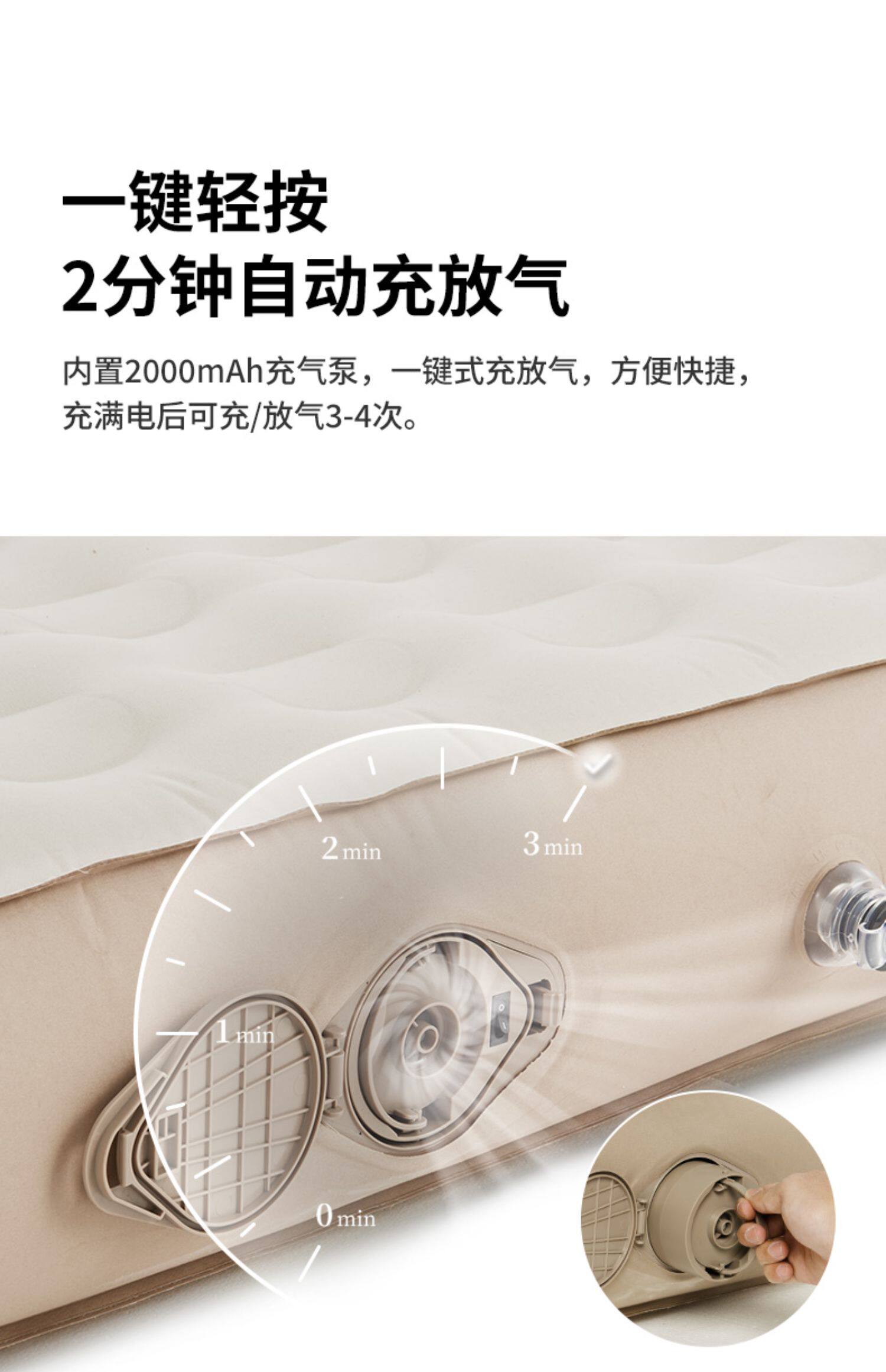 Naturehike Надувная портативная дорожная палатка для кемпинга, кушон Naturehike 