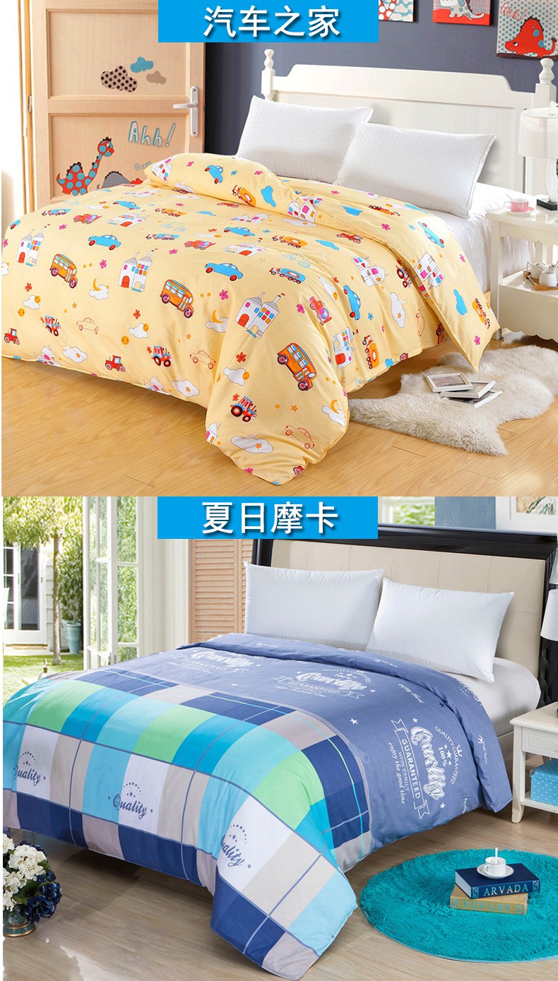 Bông quilt cover mảnh duy nhất mùa thu và mùa đông sinh viên con duy nhất 1.5 m 1.8 m đôi 200x230 cotton twill quilt cover