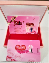  Business card wedding U disk 8G wedding gift USB disk card wedding U disk Wedding U disk Cartoon U disk