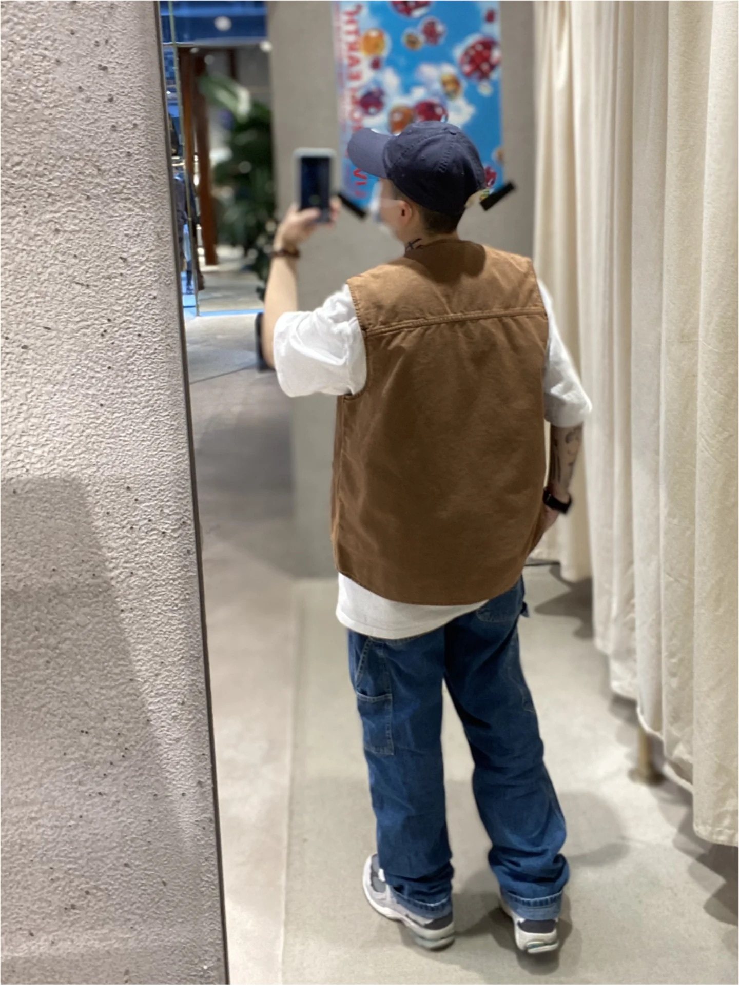 Жилеты carhartt wip arbor vest 卡哈男女水洗做旧工装马甲多口袋背心