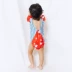 MMW KIDS Noe Zoe 20 Spring / Summer New Girls Olympic Màu tương phản Áo tắm Chống tia UV SPF50 - Đồ bơi trẻ em