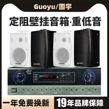 Guoyu G-5K Heavy Bass Wall-Mounted Speakers Conference Room Audio Shop School Background Music Speakers