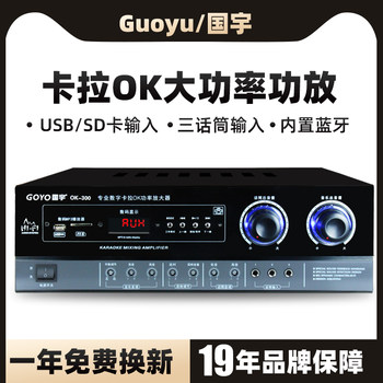 Guoyu 300W Fixed Resistance Hifi High-Power Amplifier Karaoke Home Ktv Stage Av Two-Channel Speaker