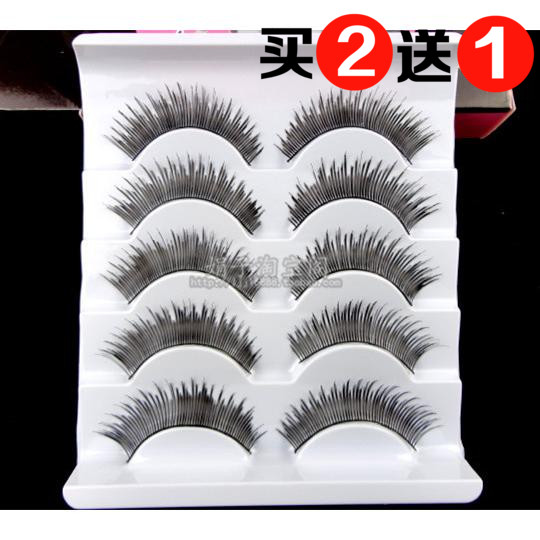 Japanese cosplay false lashes A13 Japanese natural dense lovely lashes with long eyelashes 5 pairs