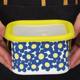 Oulijia Enamel Enamel Fresh Preservation Box Vintage Enamel Fresh Preservation Container Fresh Preservation Vessel Refrigerator Storage
