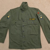Военная версия оригинальная американская армия ХБТ пиджак PQD45D 36R цветная глава 13 звездная пряжка зеленое болото ретро военные