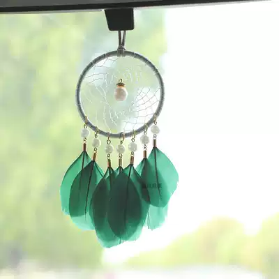 Button bubble home Indian dreamcatcher pendant Indoor car interior car pendant Feather girl heart Forest dreamcatcher