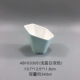 Melamine A8 bộ đồ ăn màu hai màu đĩa thịt nướng hai màu thùng rau miệng xiên miệng bát đĩa hình chữ nhật Lẩu buffet đĩa phụ - Đồ ăn tối