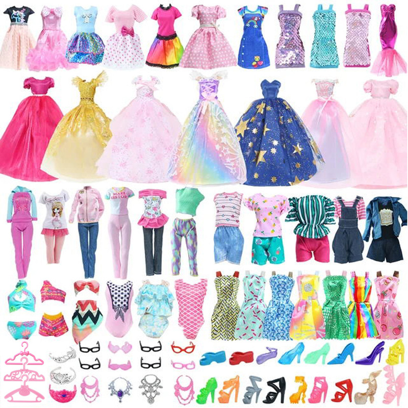 30cm Bishouji Doll Toy Accessories DIY Dress-Up Clothes Accessories Clothes Hanger Handbag High Heels