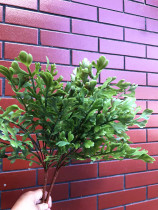 Simulation green plant small bunches flower arrangement with grass wedding match home decoration fake flower