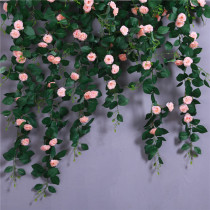 Big sister flower shop simulation rose vine decorative flower Vine air conditioning tube indoor fake flower winding balcony water pipe