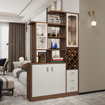 Nordic entry cabinet shoe cabinet integrated entrance cabinet double-sided living room cabinet wine cabinet modern simple partition screen decoration