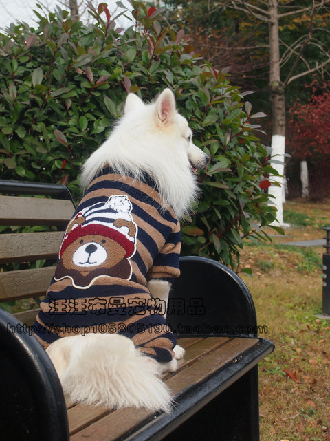 Quần áo chó Quần áo mùa thu và mùa đông Husky cạnh chăn nuôi Quần áo Labrador quần áo chó lớn đồ ngủ vật nuôi quần áo bốn chân - Quần áo & phụ kiện thú cưng thời trang cho chó