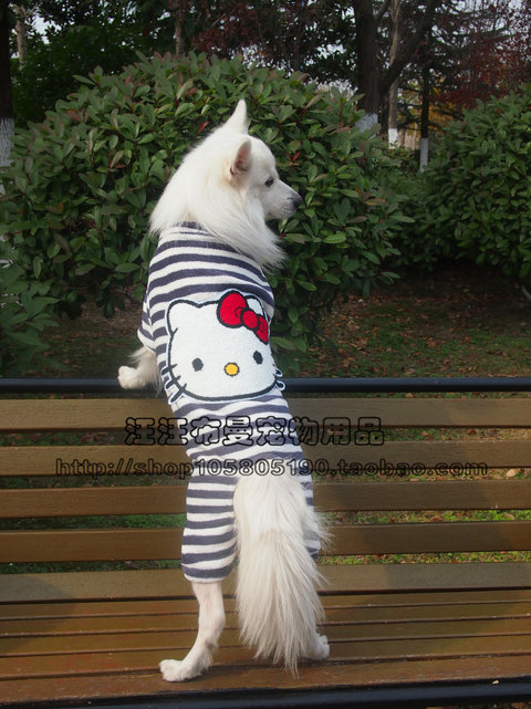 Quần áo chó Quần áo mùa thu và mùa đông Husky cạnh chăn nuôi Quần áo Labrador quần áo chó lớn đồ ngủ vật nuôi quần áo bốn chân - Quần áo & phụ kiện thú cưng thời trang cho chó