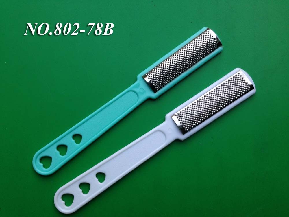 Foot skin file grinding foot file thickness double-sided stainless steel foot grinding device grinding feet to remove dead skin rubbing foot board to remove calluses
