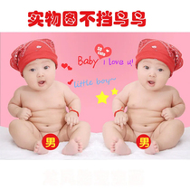 Affiche pour bébé One woman and one woman Longfeng baby boy baby girl aidant with conceive 2022 cute and beautiful baby paintings