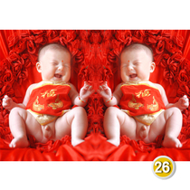 Pregnant women prepare for pregnancy prenatal education big picture wall sticker baby poster Photo pictorial Cute baby beautiful cute baby boy painting