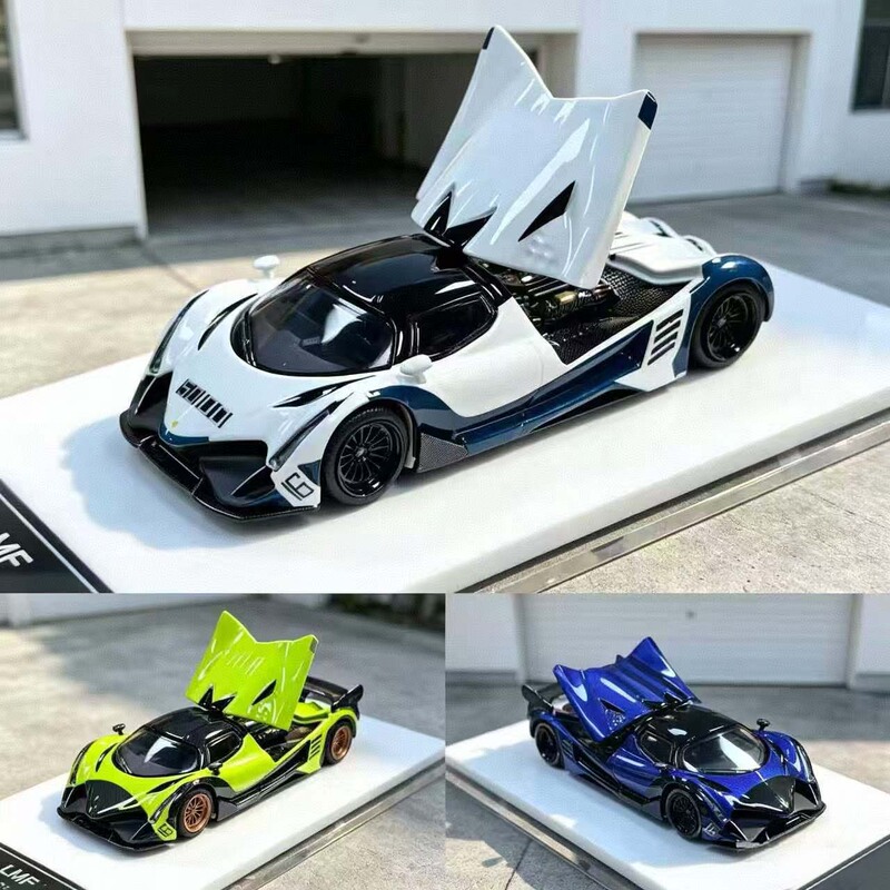 Lmf Le Man Fang 1:64 Devil Devel 16 Openable Lid Supercar Alloy Car Model