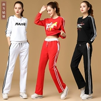 Спортивный комплект для спортзала для пожилых людей, танцующий демисезонный лонгслив, для среднего возраста, свободный крой