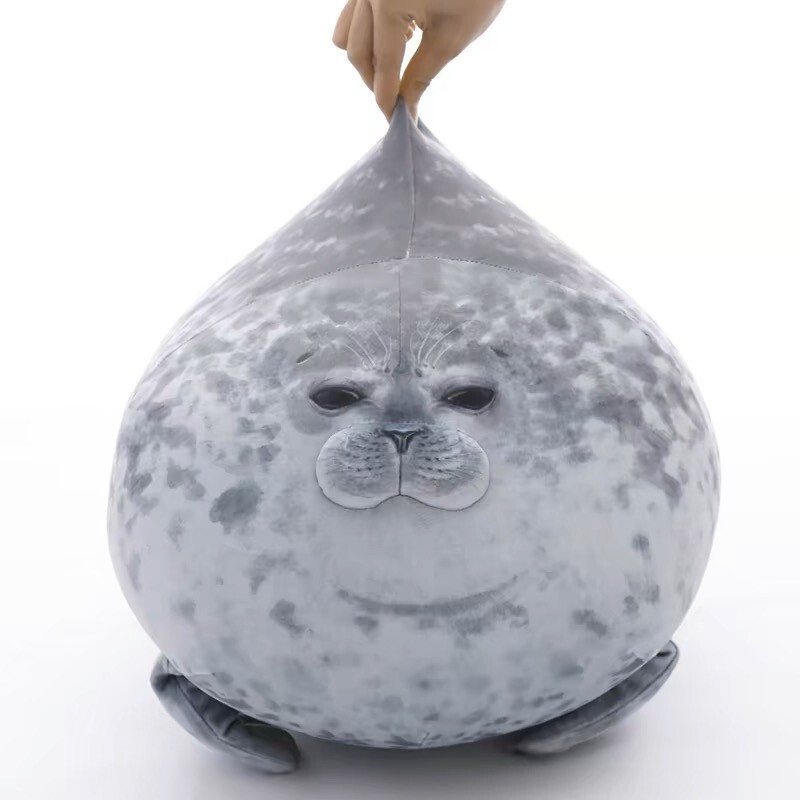 Japanese Osaka Seal Pillow Cartoon Capybara Plush Toy Doll Seal Girl Birthday Gift Nap Cushion