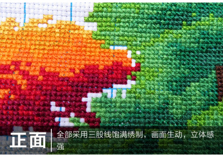 Handmade thêu cross-stitch đã được chào đón thông hoàn thành phiên bản may mắn của phi thêu quà tặng văn phòng phòng khách 2006 - Công cụ & phụ kiện Cross-stitch tranh thêu chữ thập chỉ lụa