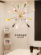 Living Room Colorfulful Memphis Artistic Creative Fireworks Lamp Italian Designer 2025 New Chandelier Casagd