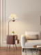 Medieval style living room floor lamp retro simple pleated sofa side drawer integrated drawer bedroom bedside lamp casa