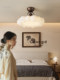 French-Style Vintage Light Luxury Bedroom Ceiling Lamp, Retro Creative Lace Eye-Protection Study Room Lamp, Simple Dining Room Casagd