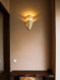 Minimalist Creative Wall Lamp Japanese Wabi-Sabi Style Personalized Artistic Atmosphere High-End Bedroom Living Room Background Wall Decorative Lamp